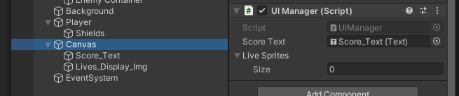 Dropdown of Live Sprites — Size 0